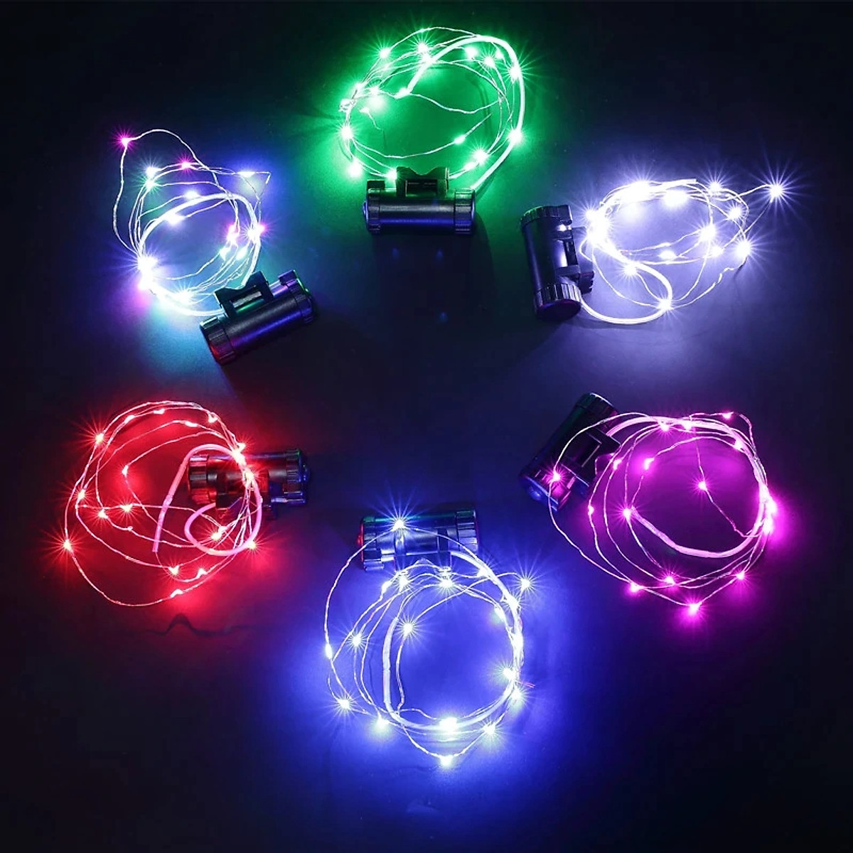 Đèn USB Xe Đạp Trang Trí Bánh Xe Có Sạc 20 Bóng Led 2.2m Led Đom Đóm Led Fairy Light Có Thể Dùng Trang Trí Decor