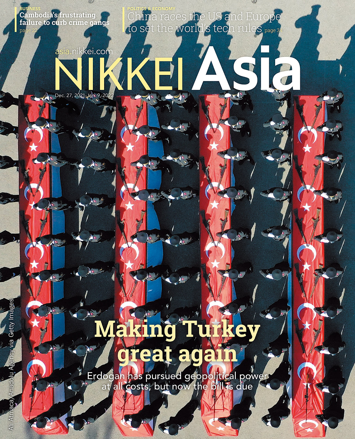 Nikkei Asian Review: Nikkei Asia - 2021: MAKING TURKEY GREAT AGAIN - 51.21 tạp chí kinh tế nước ngoài, nhập khẩu từ Singapore