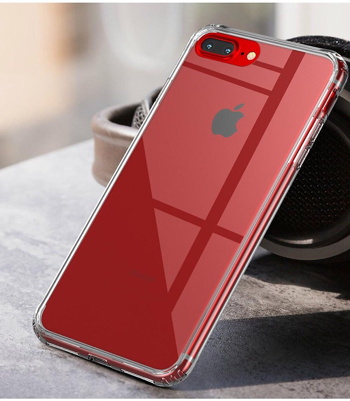 Ốp lưng cho iPhone 7 Plus / 8 Plus hiệu Likgus Crystal Chống sốc (Trong suốt không ố màu) - Hàng nhập khẩu