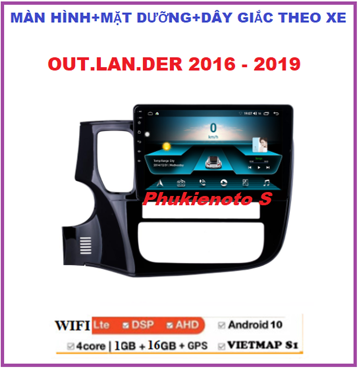 Mua MÀN HÌNH+Mặt dưỡng 10Inch Cho Xe OUT.LAN.DER đời 2016-2019 có ...