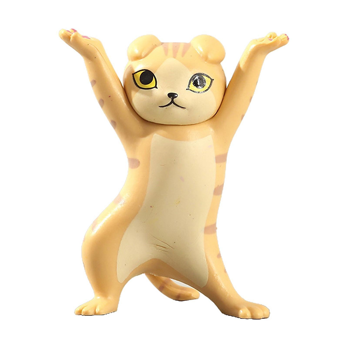 Dancing Cute Cats Dance Figure Action Toys Tabletop Sculpture ...