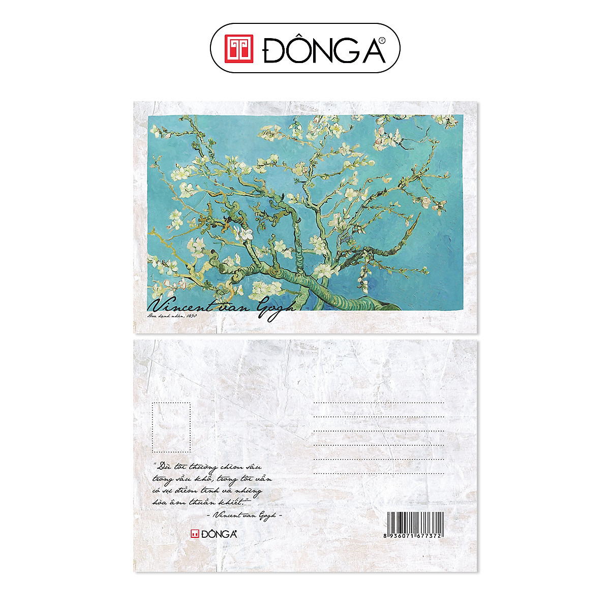 Combo 8 postcards Danh họa Van Gogh - Monet