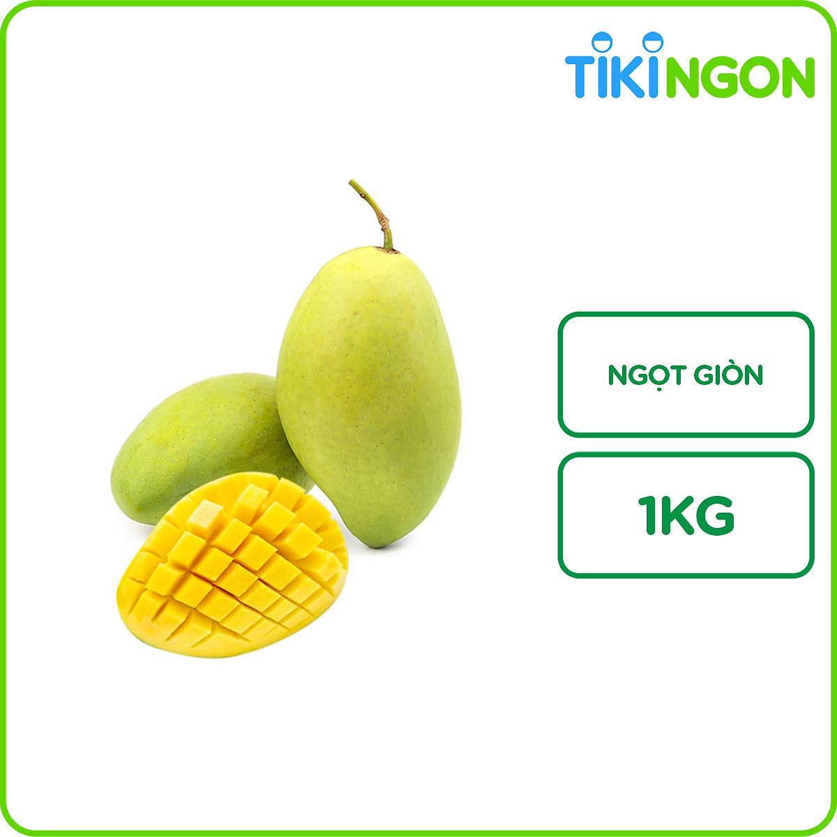 Xoài Cát Hòa Lộc 1kg - Trái Cây Nội Địa