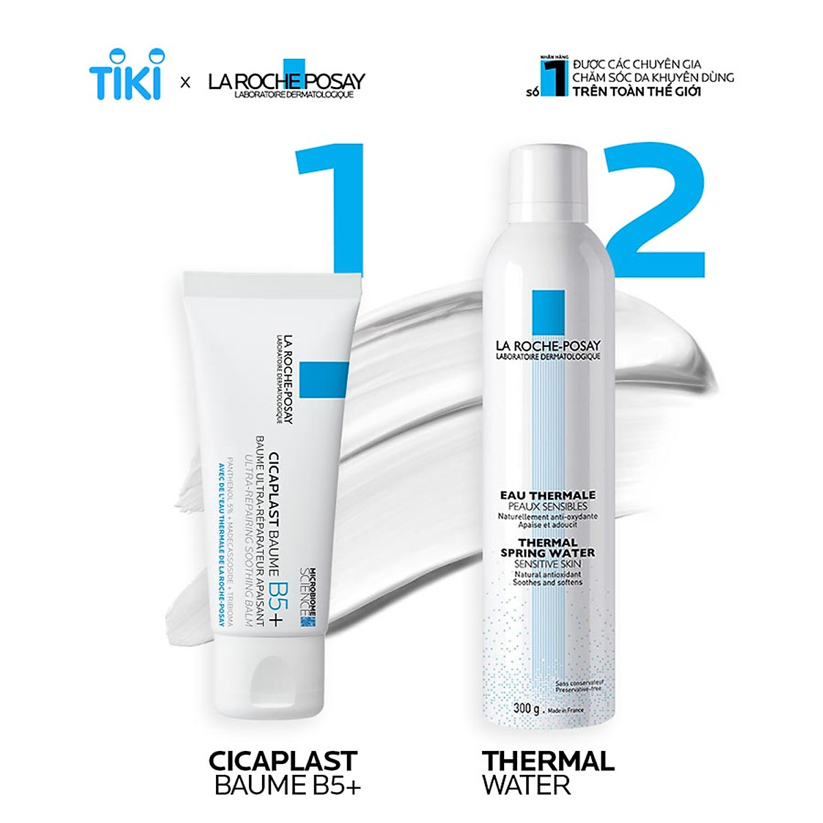 Kem dưỡng hỗ trợ làm dịu & phục hồi da La Roche-Posay Cicaplast Baume B5+ 40ml