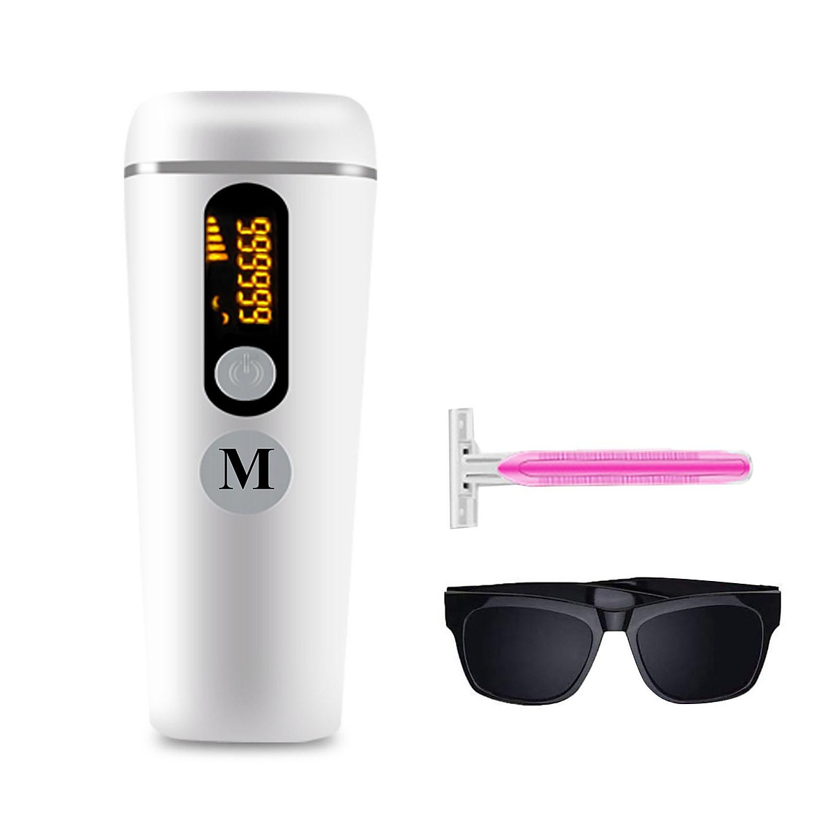 Mua Home IPL Hair Removal Device Permanent Painless Hair Remover Machine 990,000 Flashes 5 Levels for Face Legs Arms Armpits - EU Plug tại MYTOPBEAUTY Mua Home IPL Hair Removal Device Permanent Painless Hair Remover Machine 990,000 Flashes 5 Levels for Face Legs Arms Armpits - EU Plug tại MYTOPBEAUTY