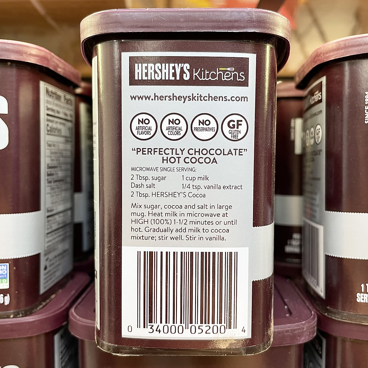 Bột Cacao Nguyên Chất Hershey's Hộp 226g Hàng Nhập Mỹ