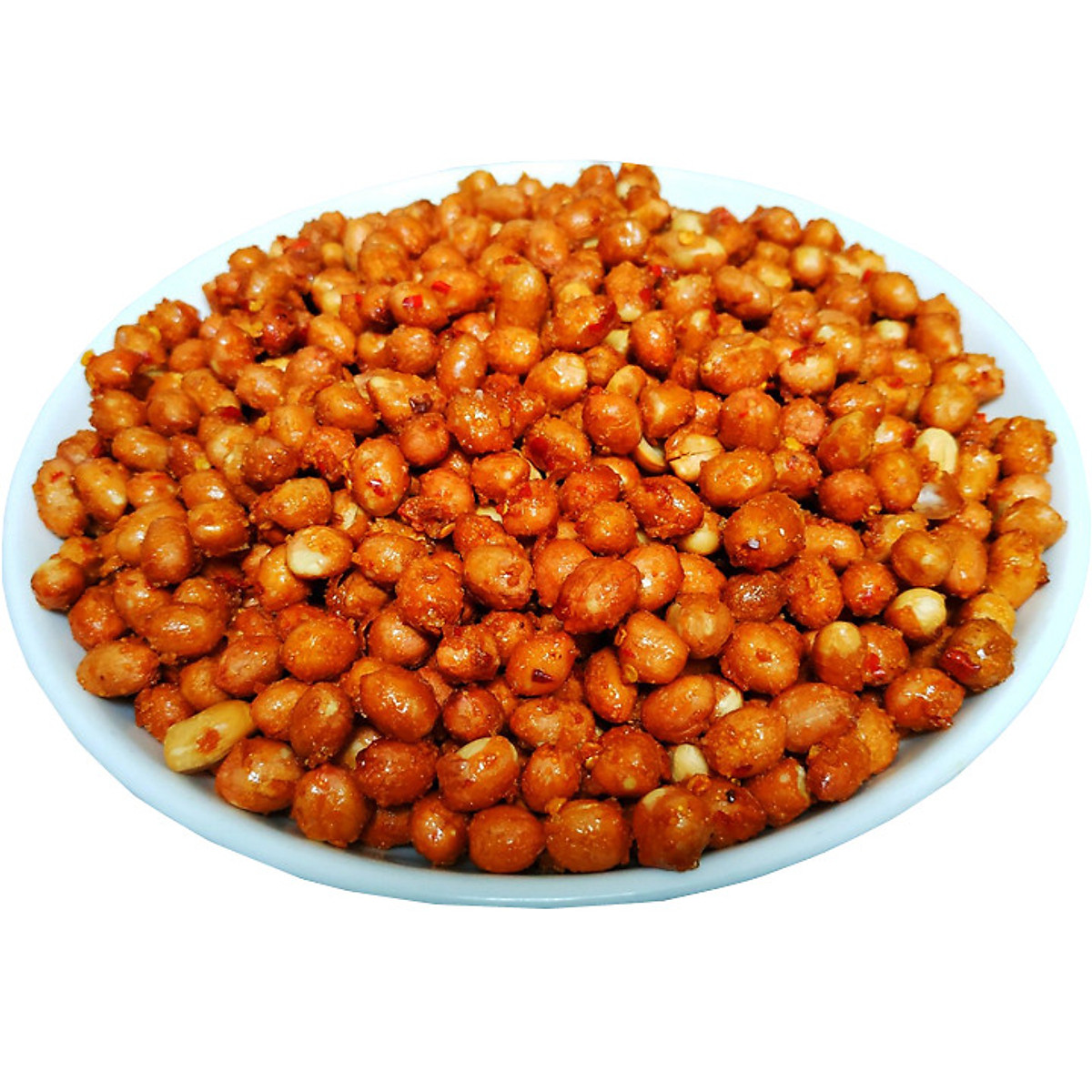 Đậu Phộng Sấy Giòn Tỏi Ớt Thương Hiệu SK FOOD - Combo 1Kg 2 Hũ Nắp Nhôm