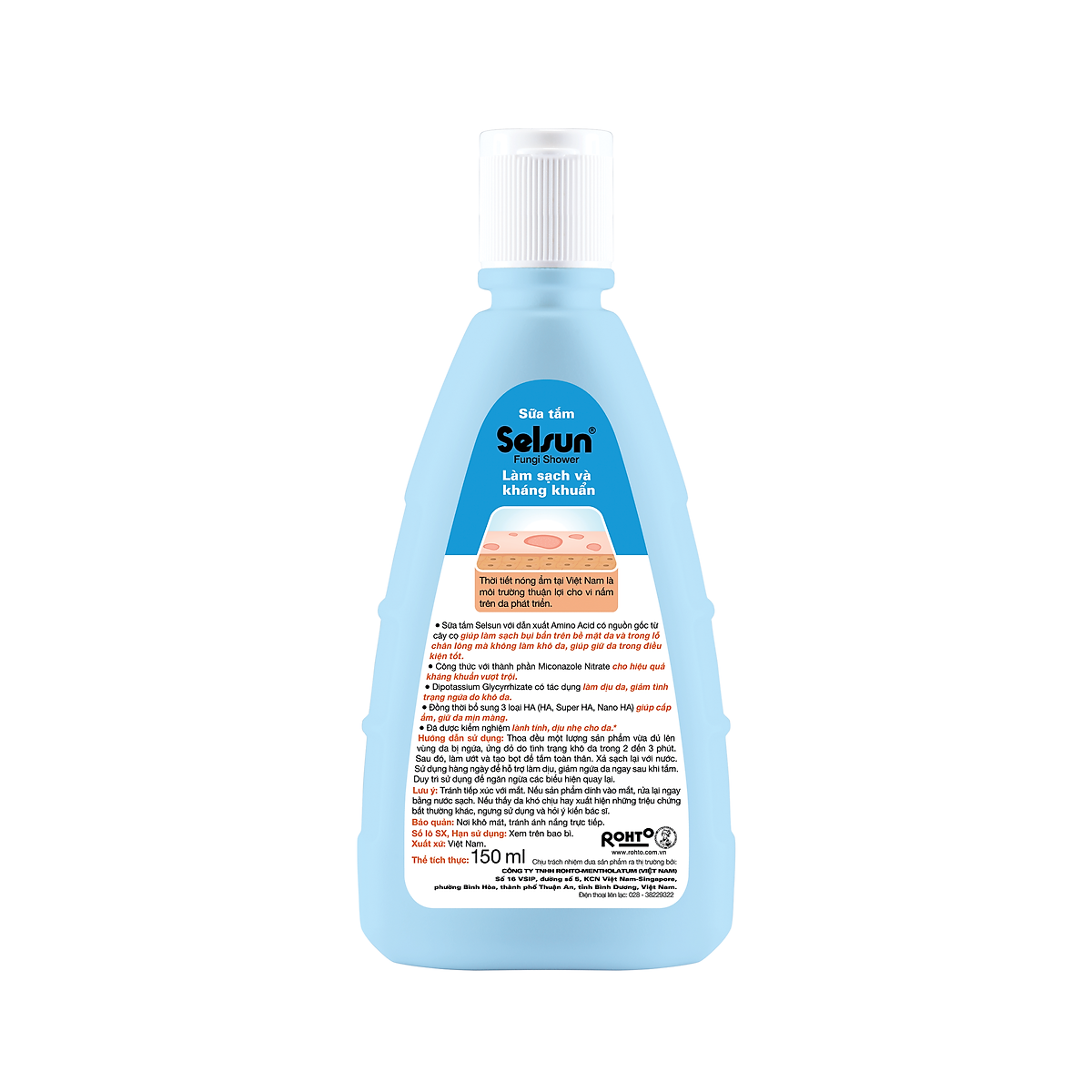 Sữa Tắm Selsun Fungi Shower 150 ml
