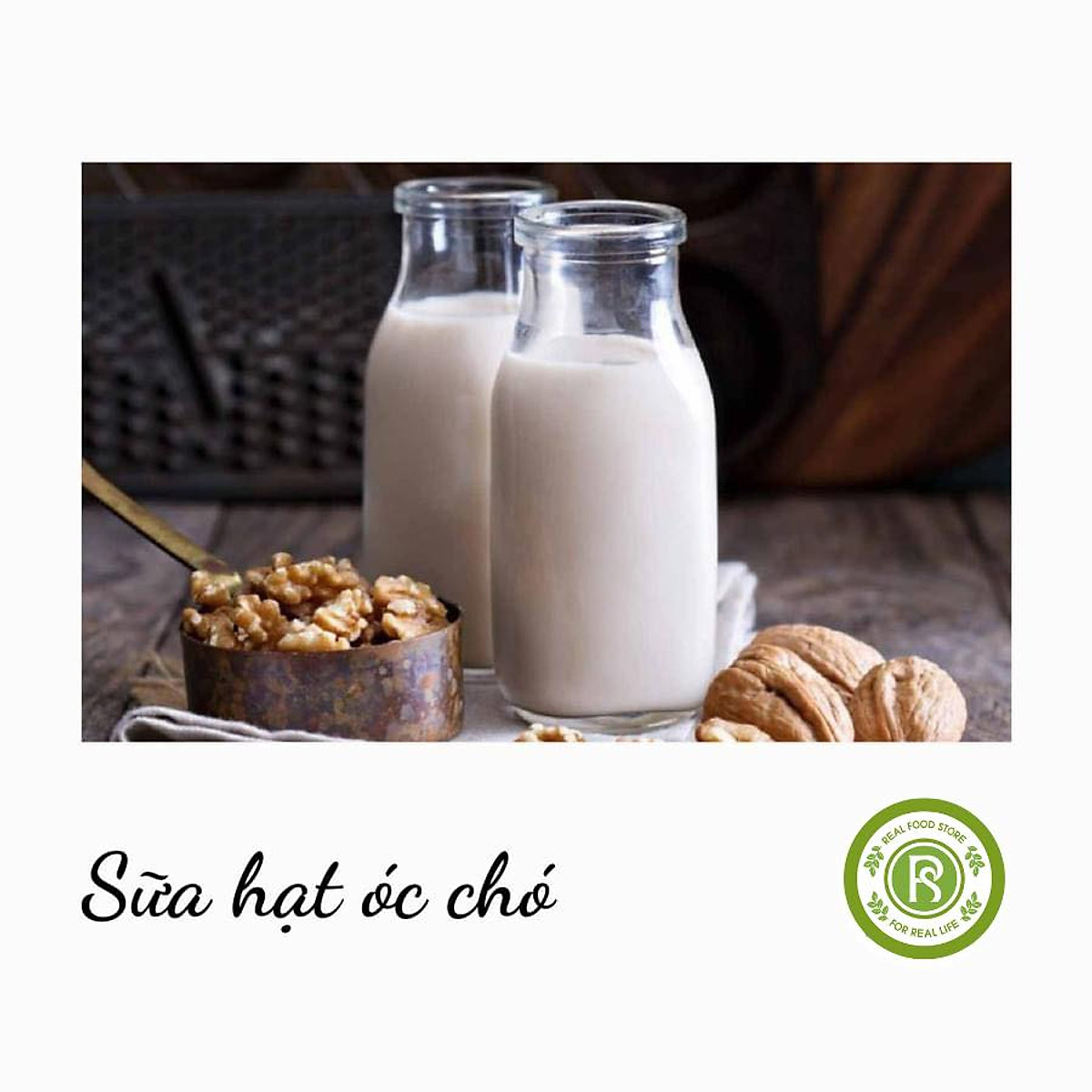 500G Hạt Óc Chó Vàng Real Food