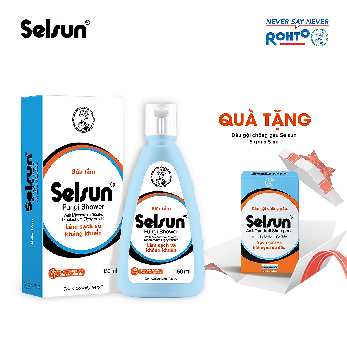 Sữa Tắm Selsun Fungi Shower 150 ml