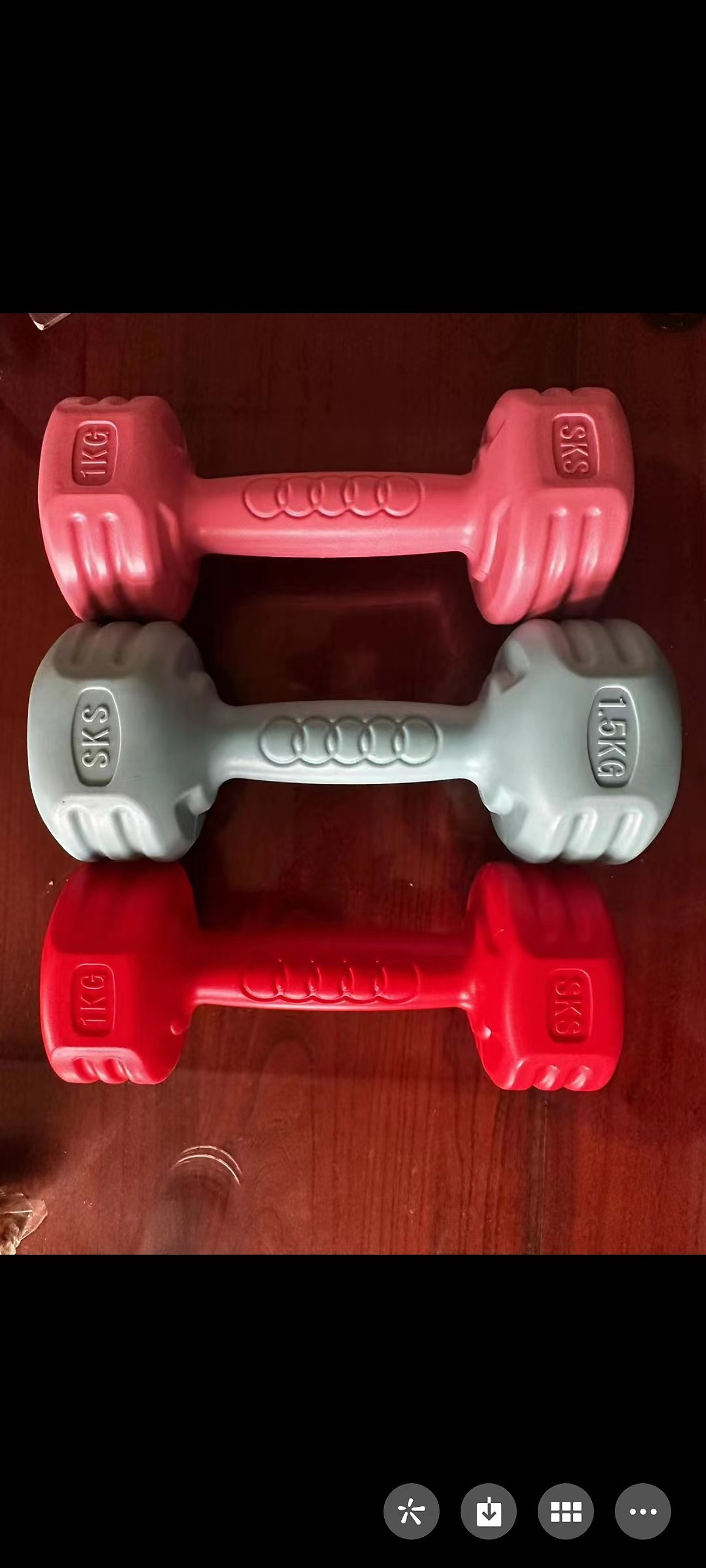 {1 Quả) Tạ Tay 1KG,1.5Kg,2KG,3KG,4Kg,5KG(Vỏ Nhựa Bọc Xi Măng)Dành Cho NAM, Nữ Chuyên Tập Gym Yoga Pilates, Thể Dục Thể thao Tại nhà(Màu NGẪU NHIÊN)
