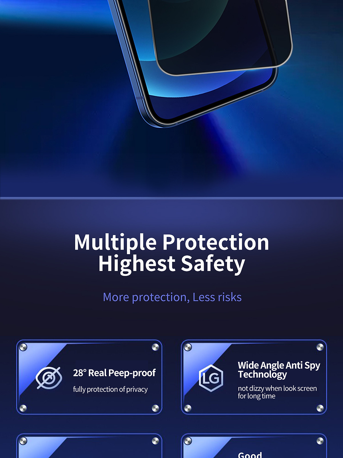 Miếng Dán Cường Lực Mipow Kingbull Chống Nhìn Trộm Premium HD (2.7D) iPhone 13 Mini / iPhone 13/ iPhone 13 Pro/ iPhone 13 ProMax_ Hàng Chính Hãng