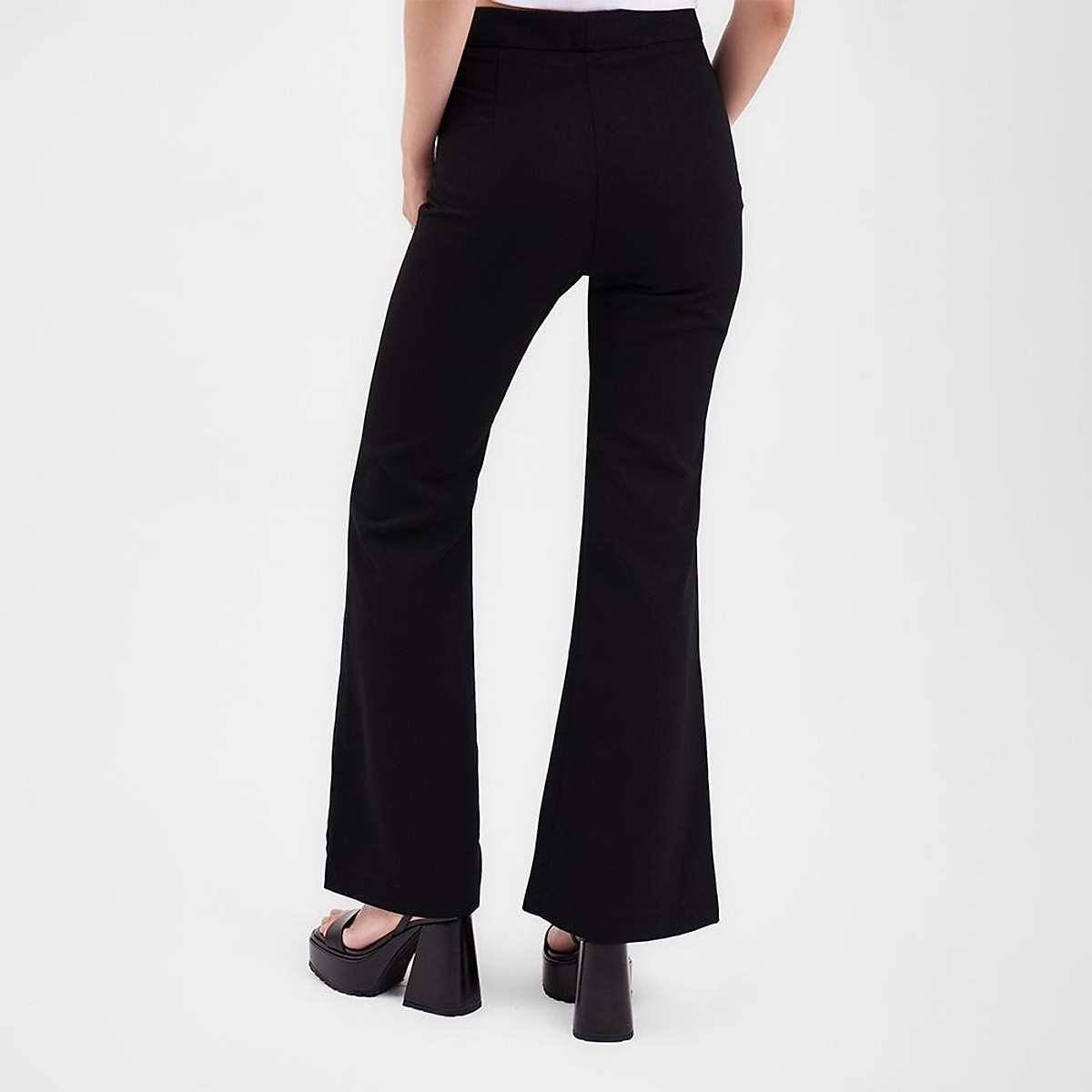 Quần ống loe nữ MARC FASHION lưng cao CBPH0430