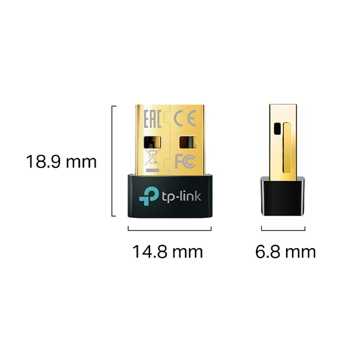 Bộ Thu Phát Bluetooth TP-Link UB500 USB Nano Bluetooth 5.0 - Hàng Chính Hãng