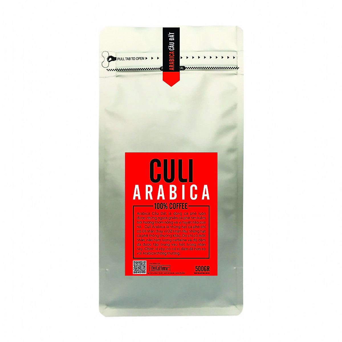 Cà phê Cuil Arabica Cầu Đất Rang Xay 500g - The Kaffeine