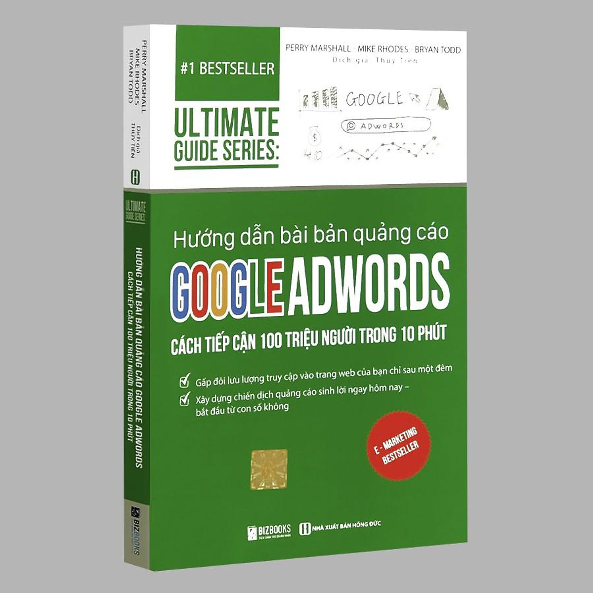 Sách - Hướng dẫn bài bản quảng cáo Google Adwords: Cách Tiếp Cận 100 Triệu Người Trong 10 Phút - 1 BestSeller