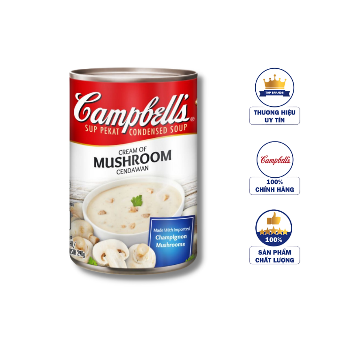 Súp Kem Nấm Campbell's 290g