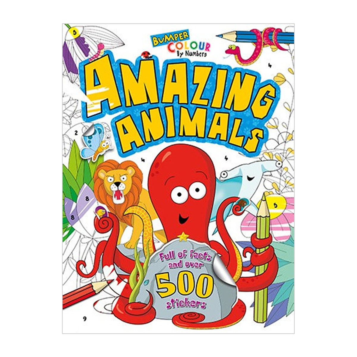 Bumper Colour By Numbers Amazing Animals - Activity Bumper Colour By Numbers Amazing Animals - Activity