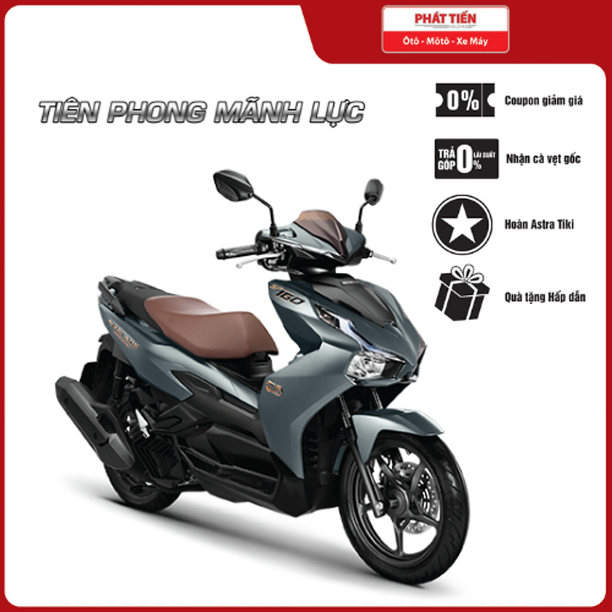 Honda Air Blade 160 và 125 động cơ mới ra mắt giá từ hơn 42 triệu đồng