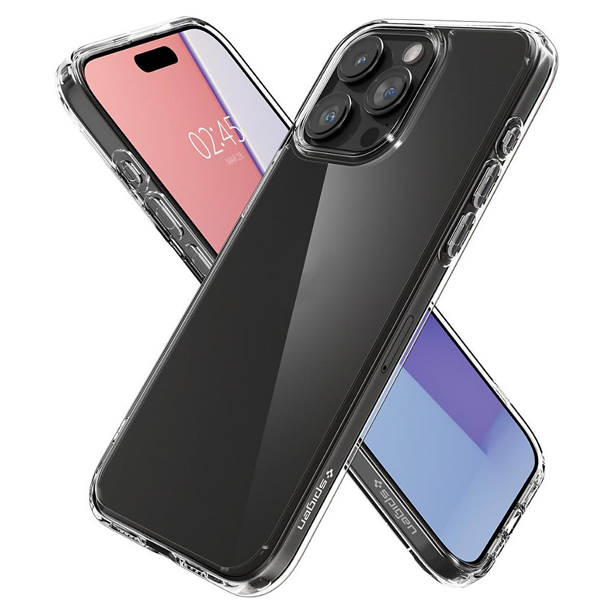 Ốp lưng Spigen cho iPhone 15/ 15 Plus/ 15 Pro/ 15 Pro Max Ultra Hybrid Crystal Clear - Hàng chính hãng