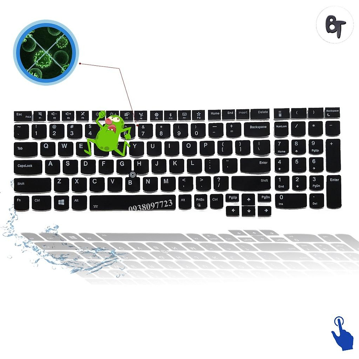Ốp silicon phủ bàn phím dành cho laptop Lenovo ThinkPad P15s Gen 2 Ốp silicon phủ bàn phím dành cho laptop Lenovo ThinkPad P15s Gen 2