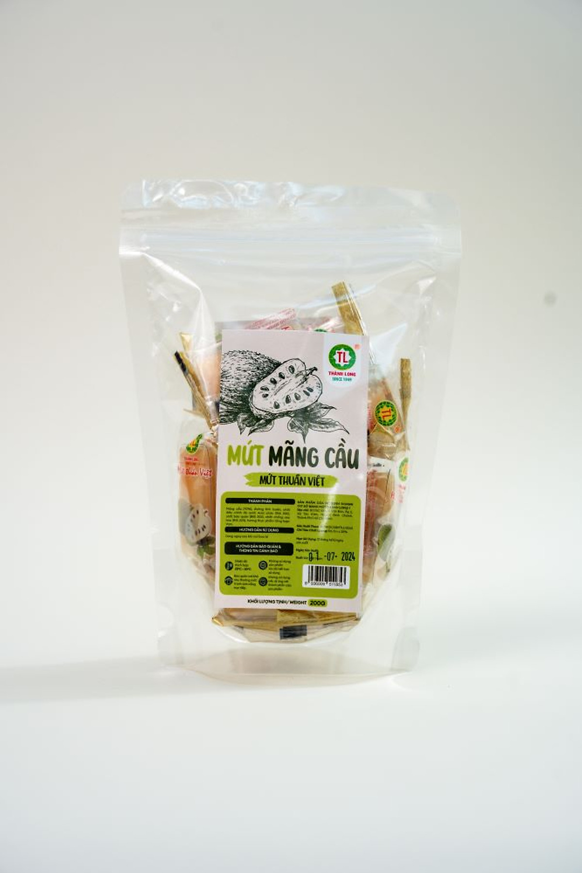 MỨT MÃNG CẦU THÀNH LONG (200G) - VIỆT NAM