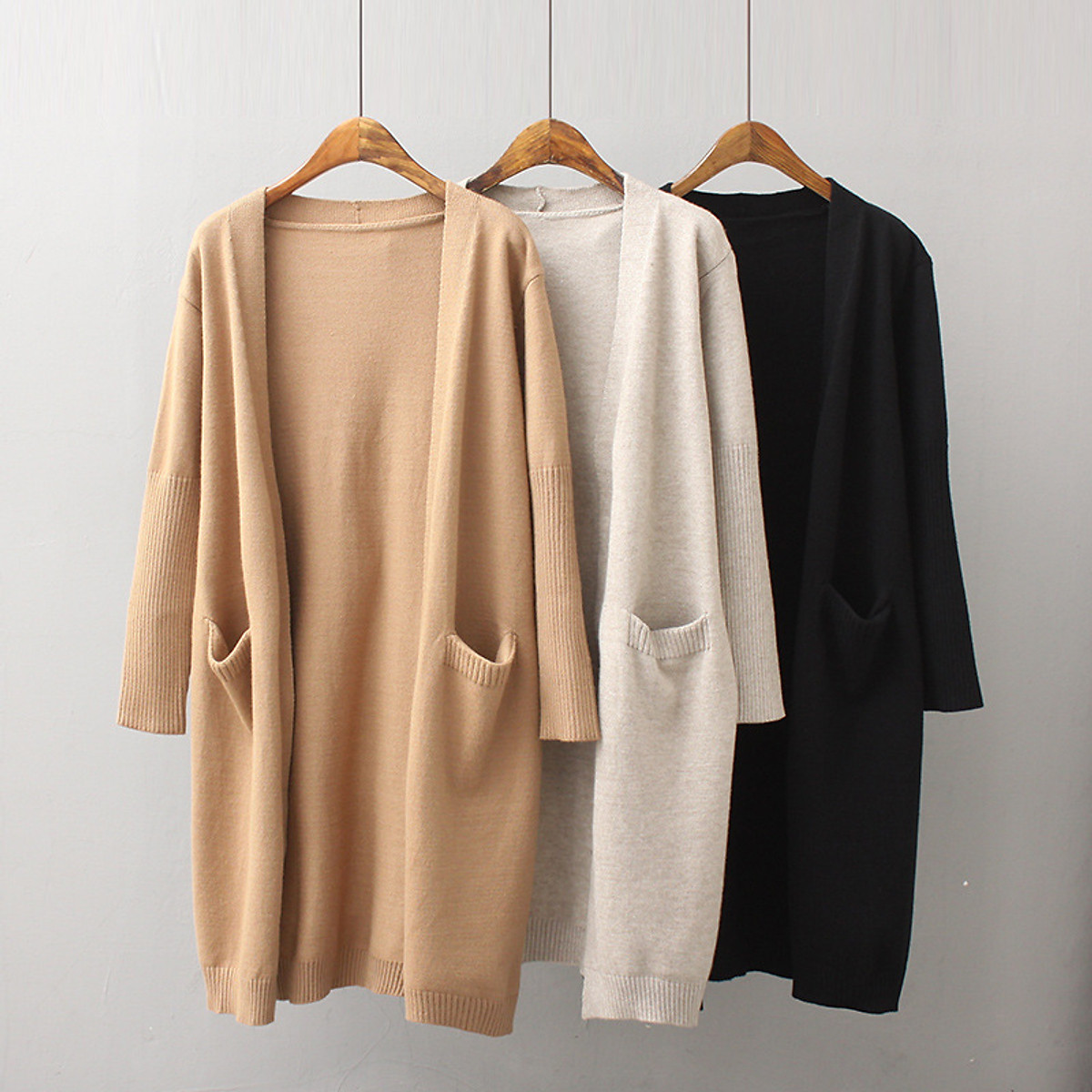Áo khoác len dáng dài, áo cardigan len có túi nhiều màu A32 - Áo cardigan nữ Áo Khoác Len Dáng Dài, Áo Cardigan Len Có Túi Nhiều Màu A32 - Áo Cardigan Nữ