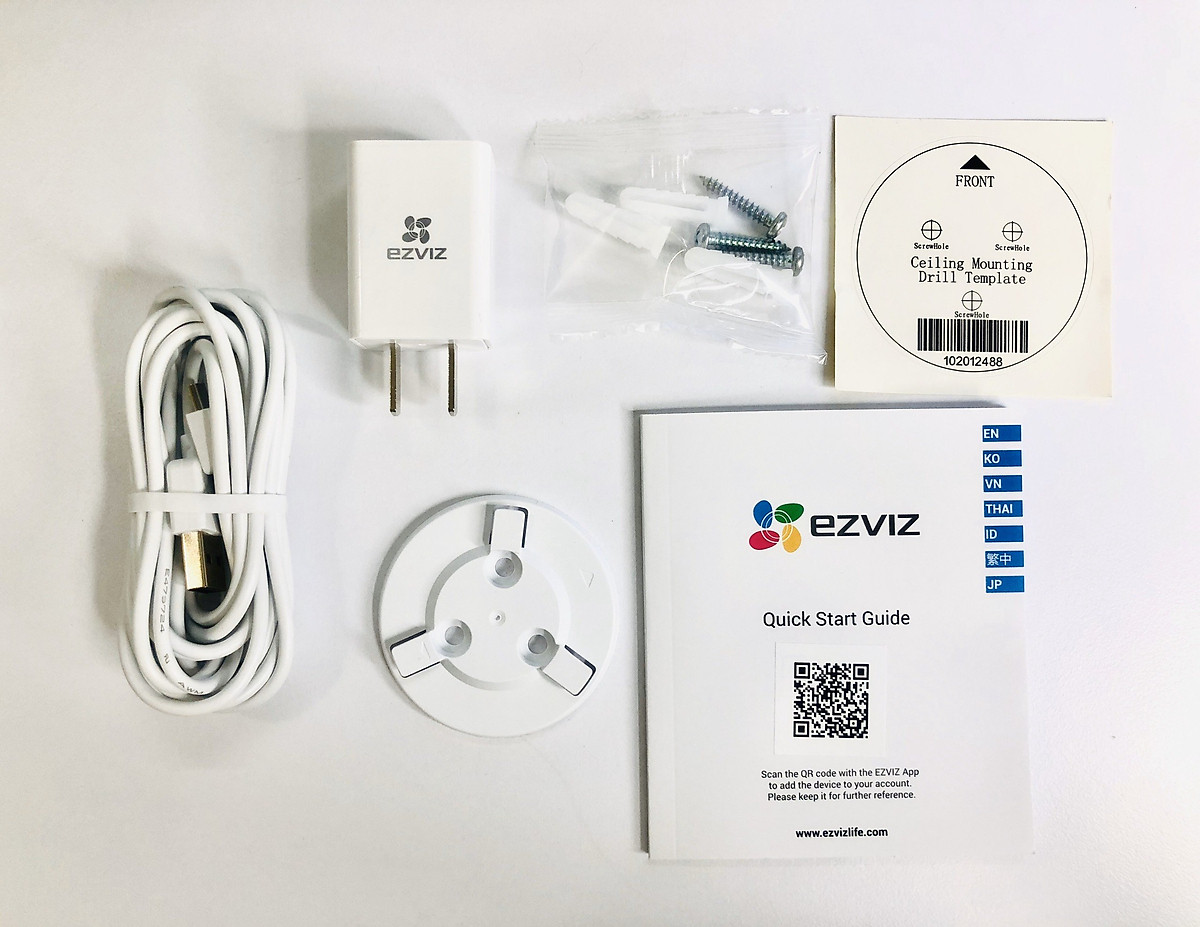 CAMERA EZVIZ IP WIFI C6N 2.0 MPX ,KÈM THẺ NHỚ 64G HÀNG CHÍNH HÃNG.