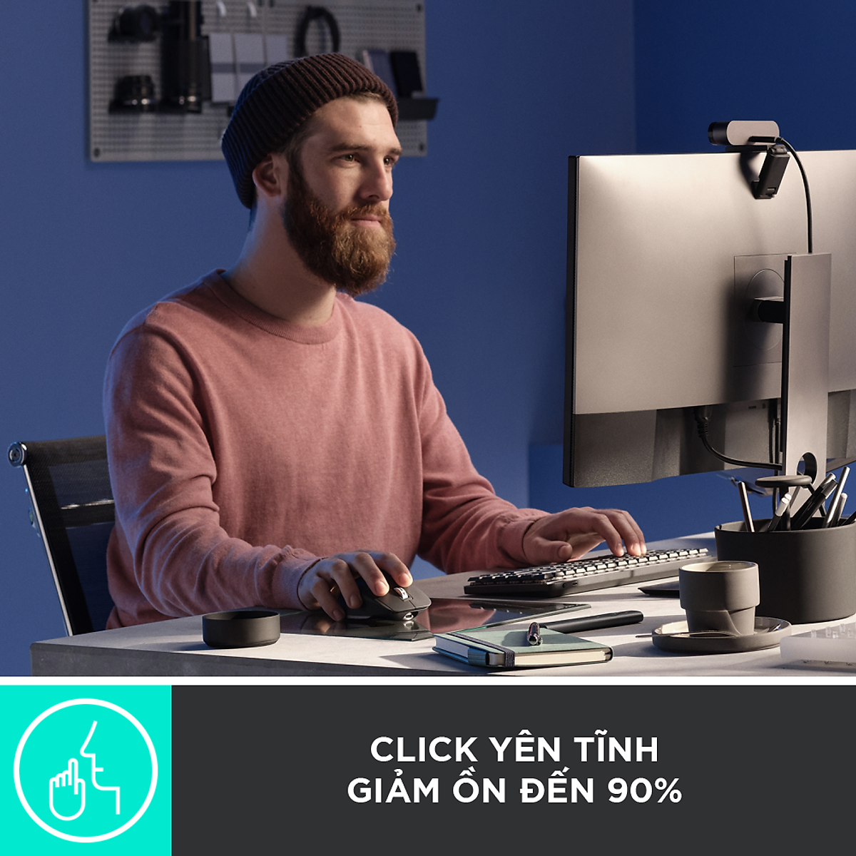 Chuột không dây Bluetooth Logitech MX Master 3s - Hàng Chính Hãng