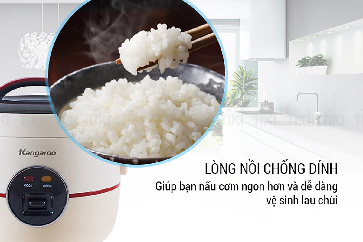 Nồi Cơm Điện Kangaroo KG823 (1.2 Lít) - Hàng chính hãng