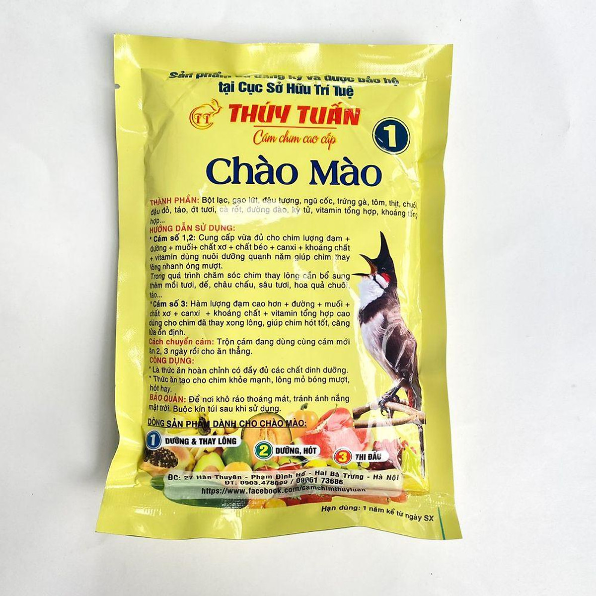 Cám chim chào mào Thúy Tuấn số 1 cao cấp 200gram - Cám chào mào ...