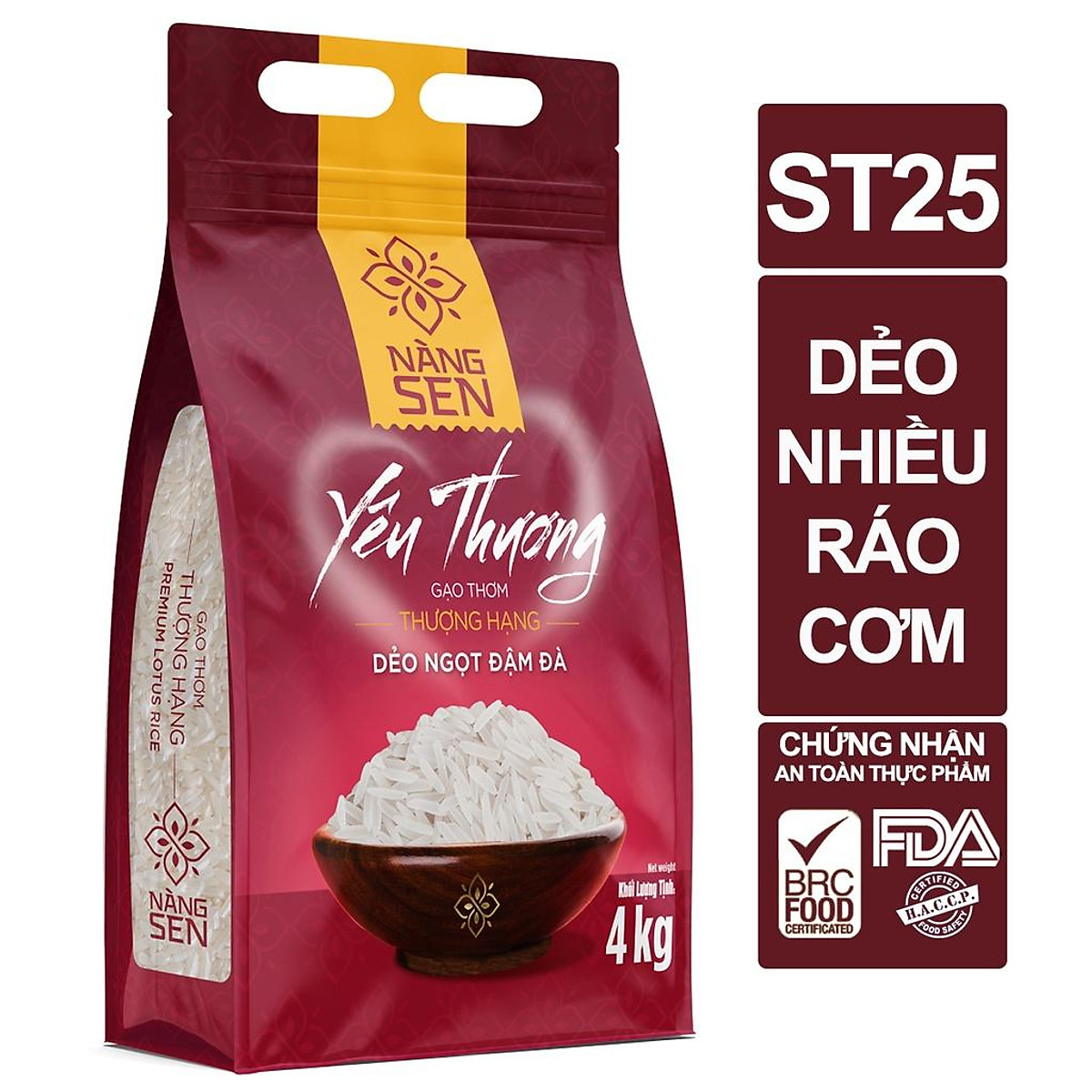 Gạo Nàng Sen Yêu Thương St25 4Kg - 3514106 Shop Finelife Foodstore Riviera Point | Tikingon
