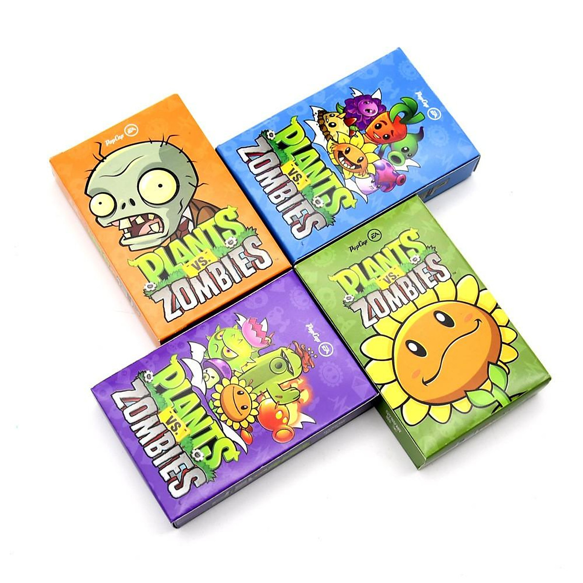 có hộp đựng) Bộ bài Tây Plants VS Zombies , bộ Tú người cây và quái vật có hộp đựng) Bộ bài Tây Plants VS Zombies , bộ Tú người cây và quái vật