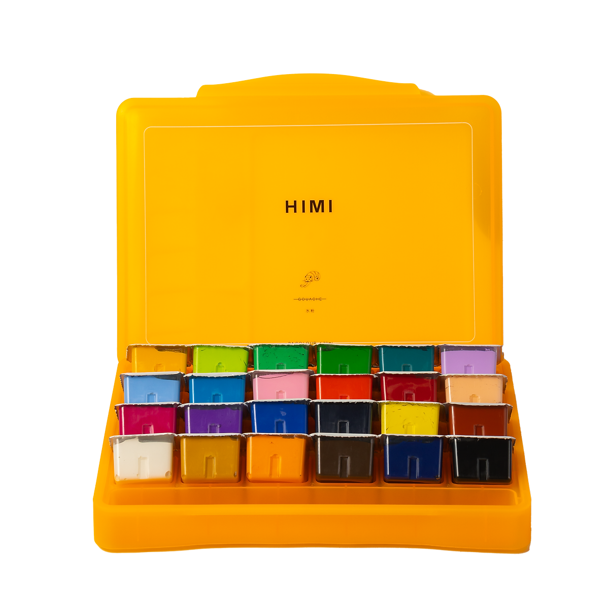 Màu HIMI 24 Colors 30ml Gouache Paint Set Orange Packaging HMO24 Cọ