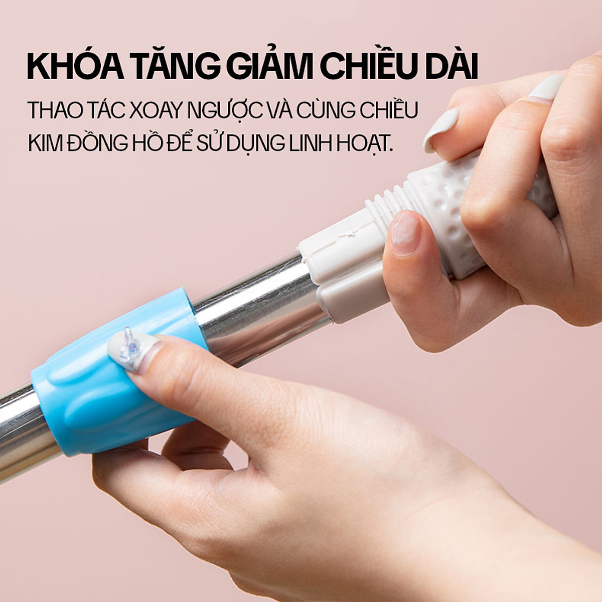Cây Gạt Nước Sàn Nhà KITIMOP G50 - Chổi Gạt Nước Silicon, Cây Quét Đẩy Nước Nhà Tắm, Nhà Vệ Sinh