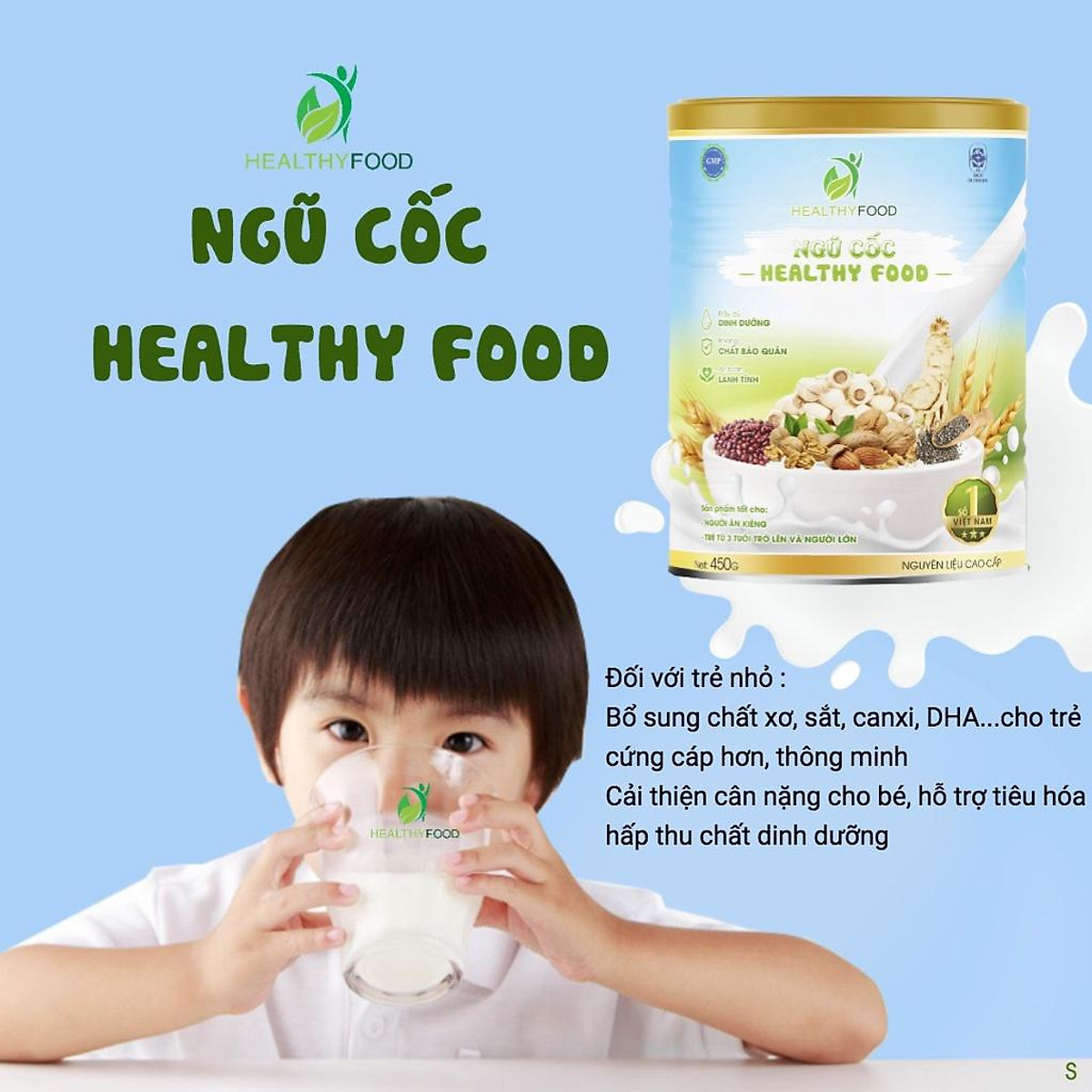 Combo 2 hộp Ngũ cốc cao cấp Healthy food 850g