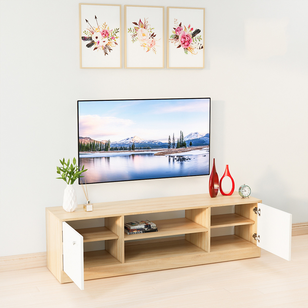Kệ tivi phòng khách hiện đại là một phần không thể thiếu trong thiết kế nội thất nhà bạn. Những sản phẩm này sẽ giúp tạo ra một không gian thoải mái và chức năng, để bạn và gia đình trải nghiệm những giây phút thư giãn và giải trí tuyệt vời.