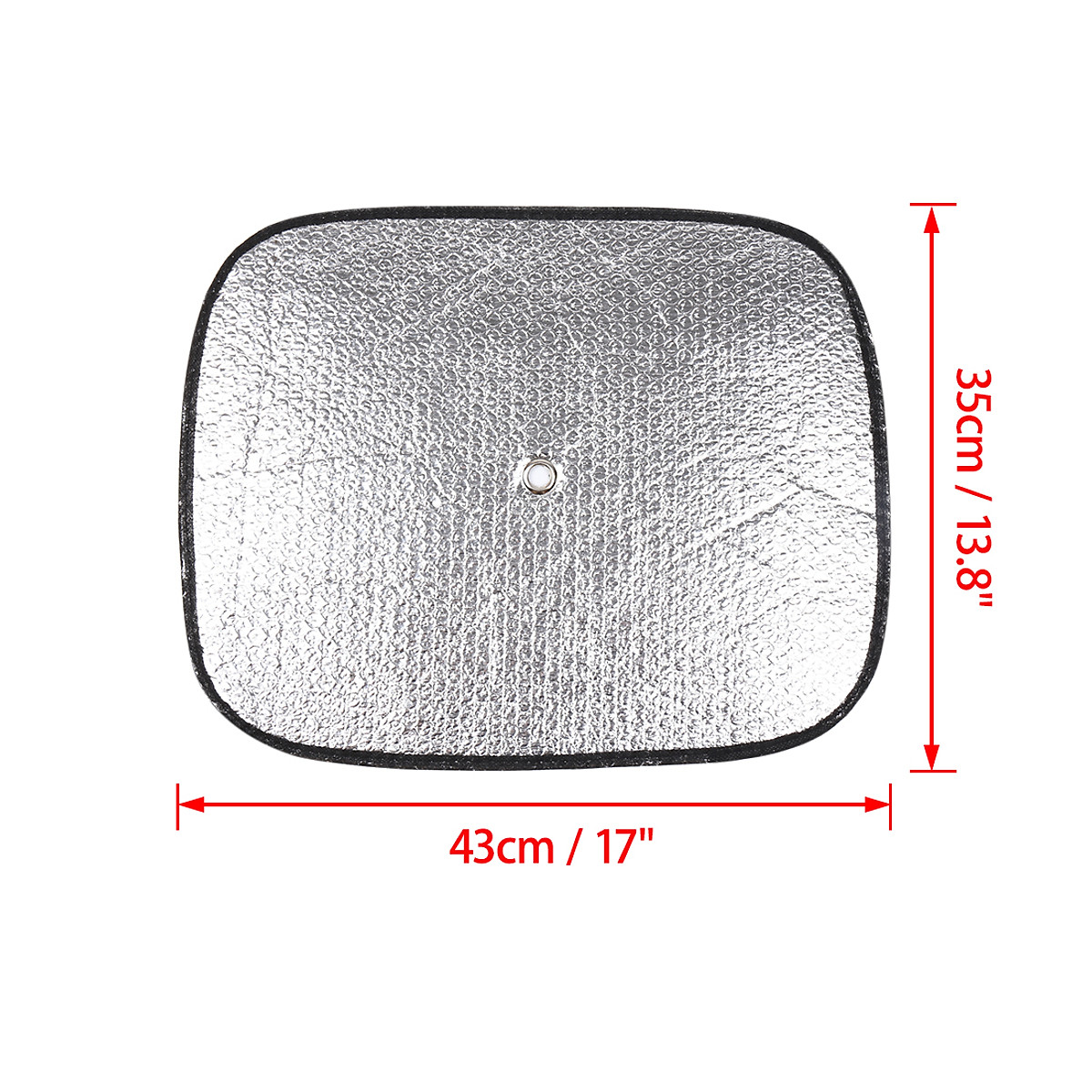 Hai Tấm Che Nắng Ô Tô Phủ Nhôm Bạc 43*35cm