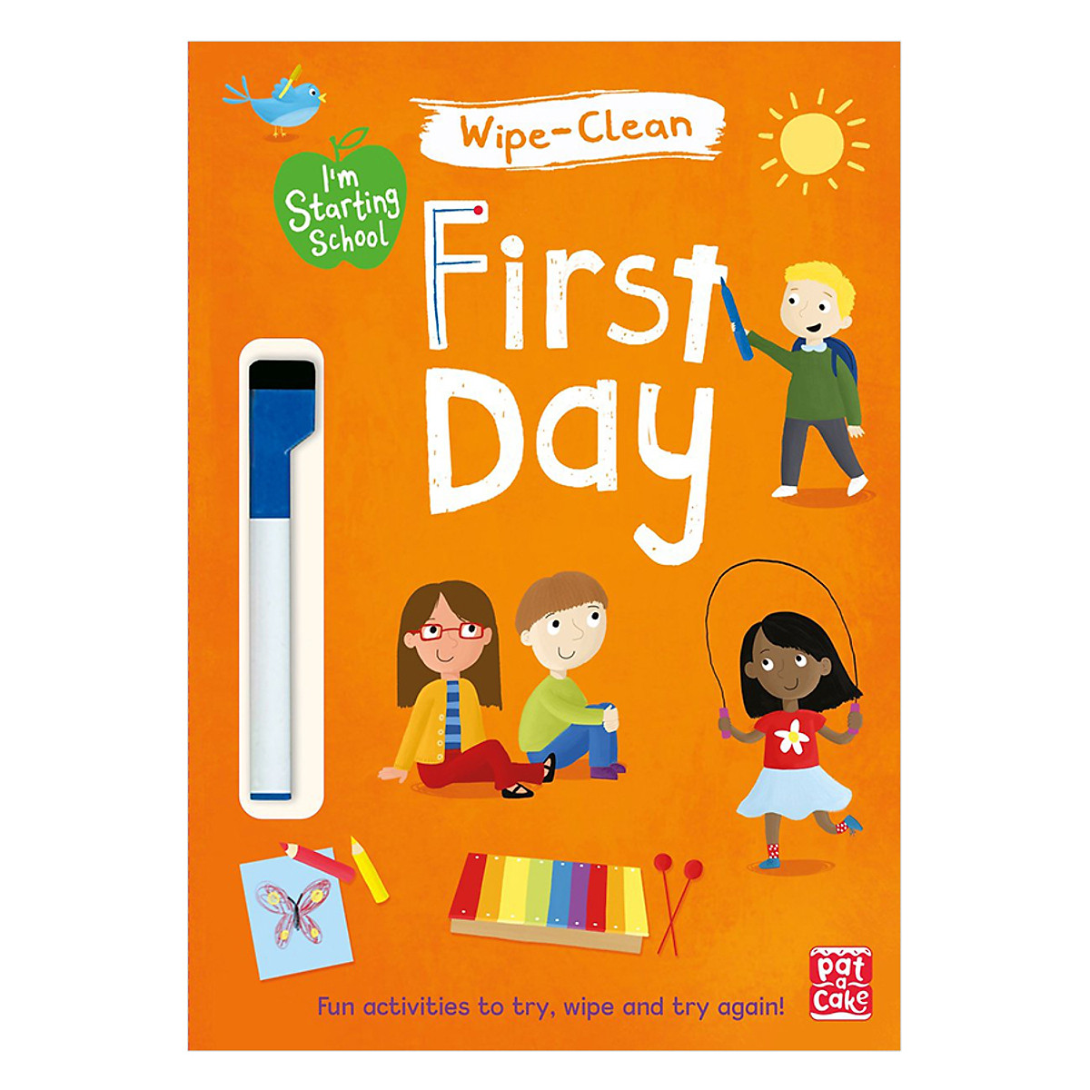 I'M Starting School: First Day: Wipe-Clean Book With Pen - I'M Starting School