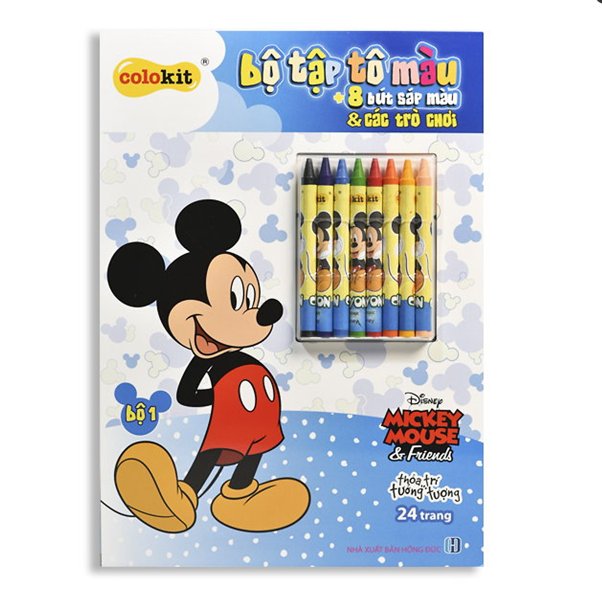 Bộ Tập Tô Màu Colokit Disney Mickey CB-C019/MI (Hàng Tặng Không Bán)