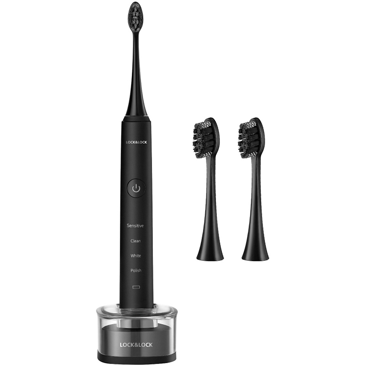 Bàn Chải Đánh Răng Điện Lock&Lock Enr346Blk - Dc3.7V, Trọng Lượng 235G, Sạc Không Dây - Màu Đen | Giadungstore | Tiki