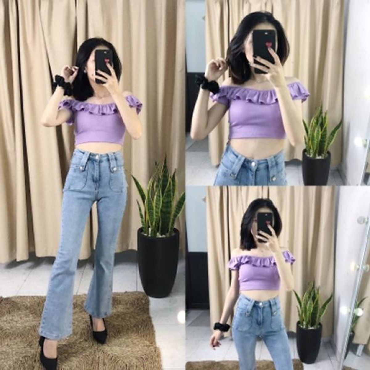 Áo trễ vai bèo
