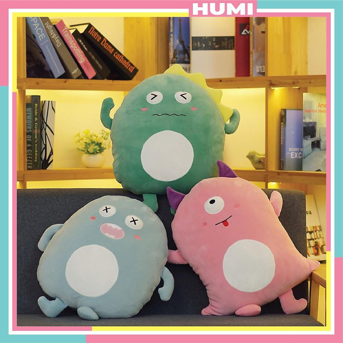 Gấu Bông Mini Dễ Thương Cute Giá Rẻ Hình Virus Baby Size 25 - HUMI