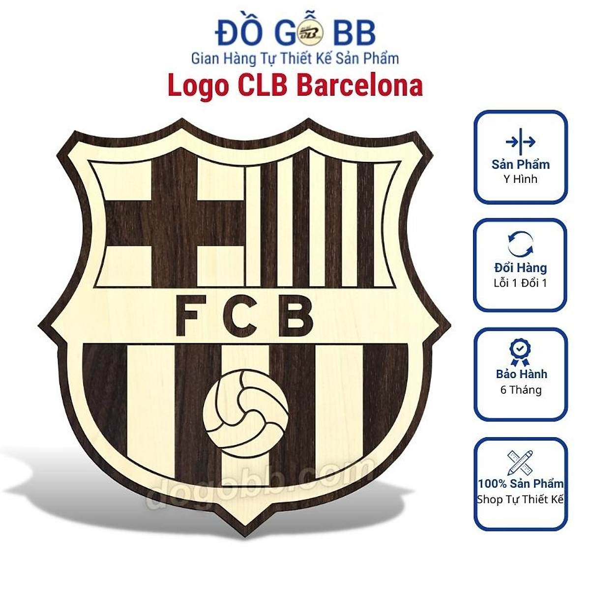 Mua Logo Bóng Đá Logo Barcelona (Barca) Decor Trang Trí Treo Tường ...