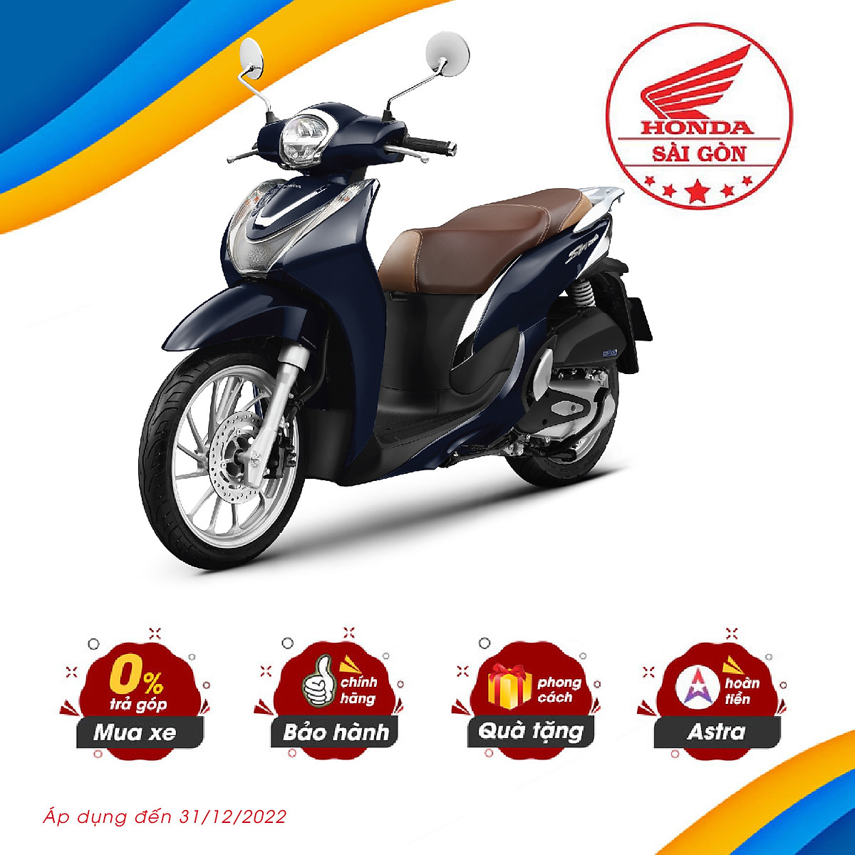 Xe Máy Honda SH Mode 125cc 2022 - Phiên Bản Tiêu Chuẩn - Phanh CBS