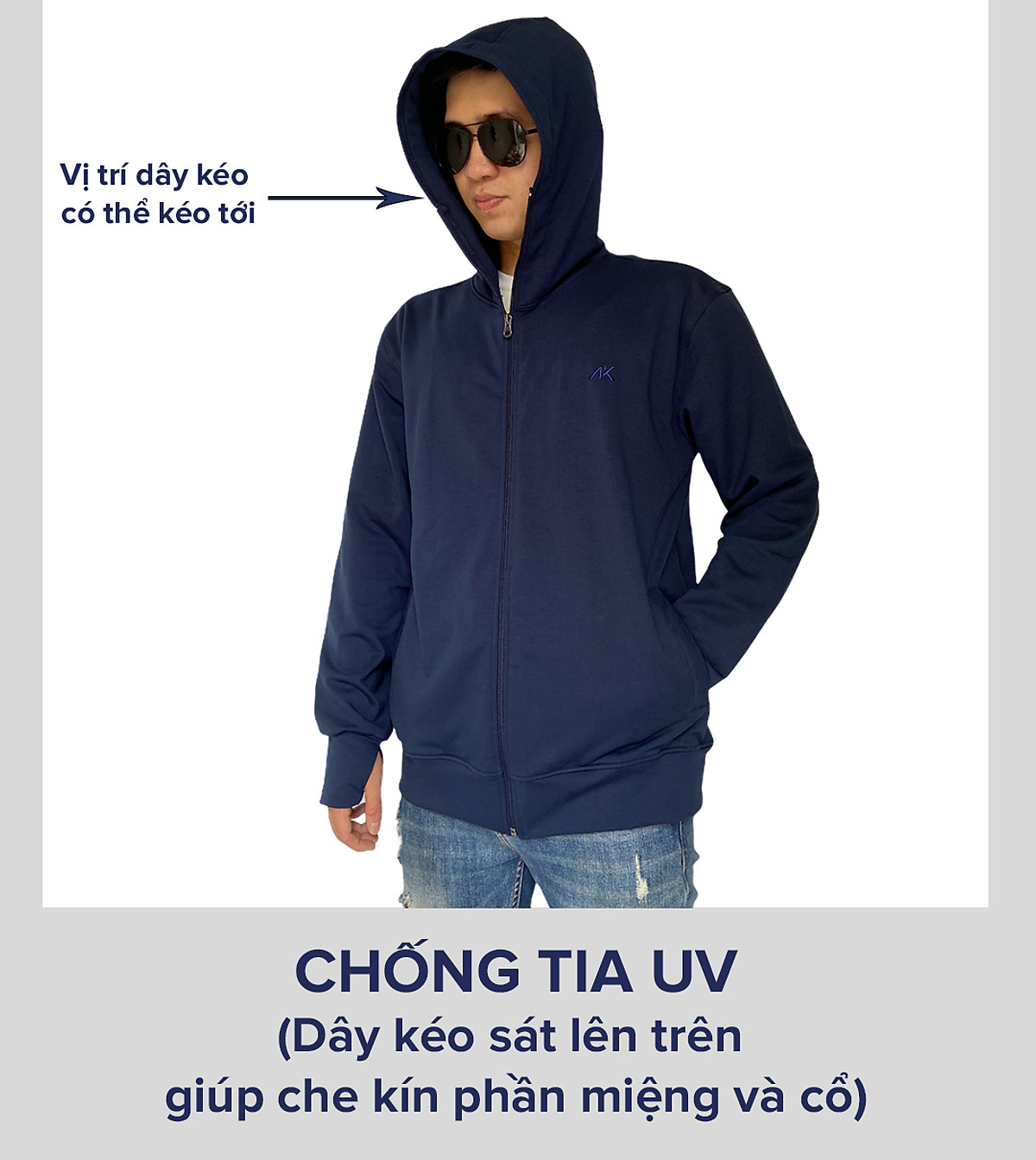 Mua Áo khoác nam chống nắng AK Corner vải Cotton da cá 4 chiều thoáng mát, chất vải dày dặn mềm mịn, ngăn chặn tia UV bảo vệ cơ thể - Xám Mua Áo Khoác Nam Chống Nắng Ak Corner Vải Cotton Da Cá 4 Chiều Thoáng Mát, Chất Vải Dày Dặn Mềm Mịn, Ngăn Chặn Tia Uv Bảo Vệ Cơ Thể - Xám
