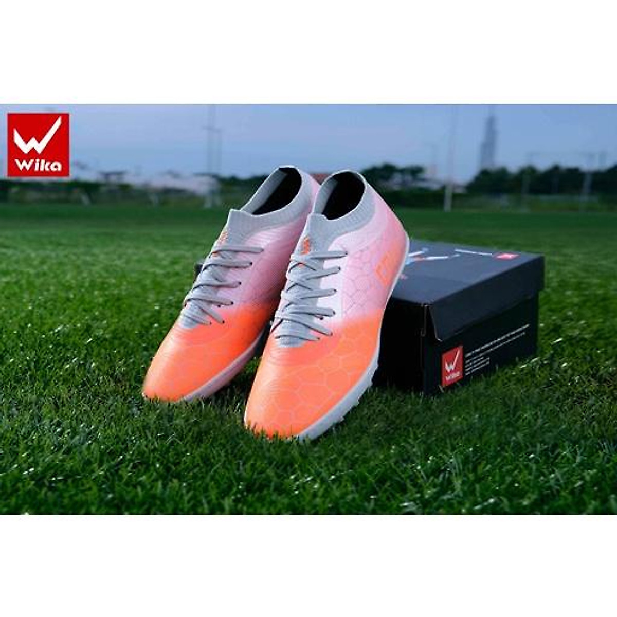 Giày bóng đá sân cỏ nhân tạo chính hãng Wika CP10 Công Phượng tặng ...