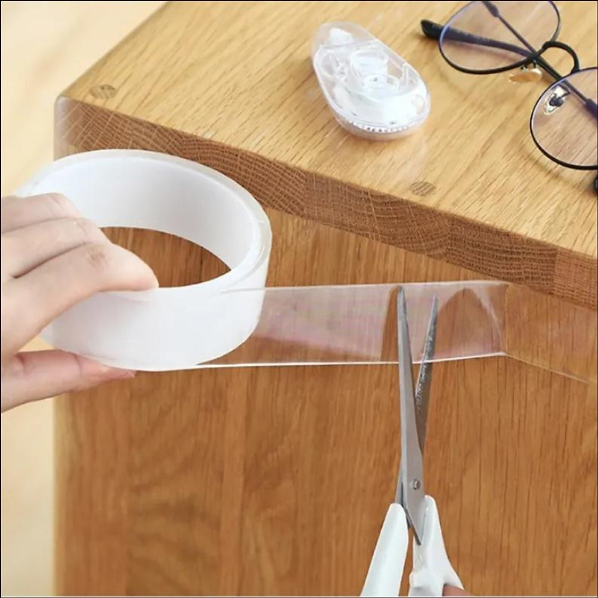 Băng Keo 2 Mặt Siêu Dính Chống Thấm Nước Trong Suốt Nano Băng Keo Đa Năng, Băng Keo Chống Dò Rỉ
