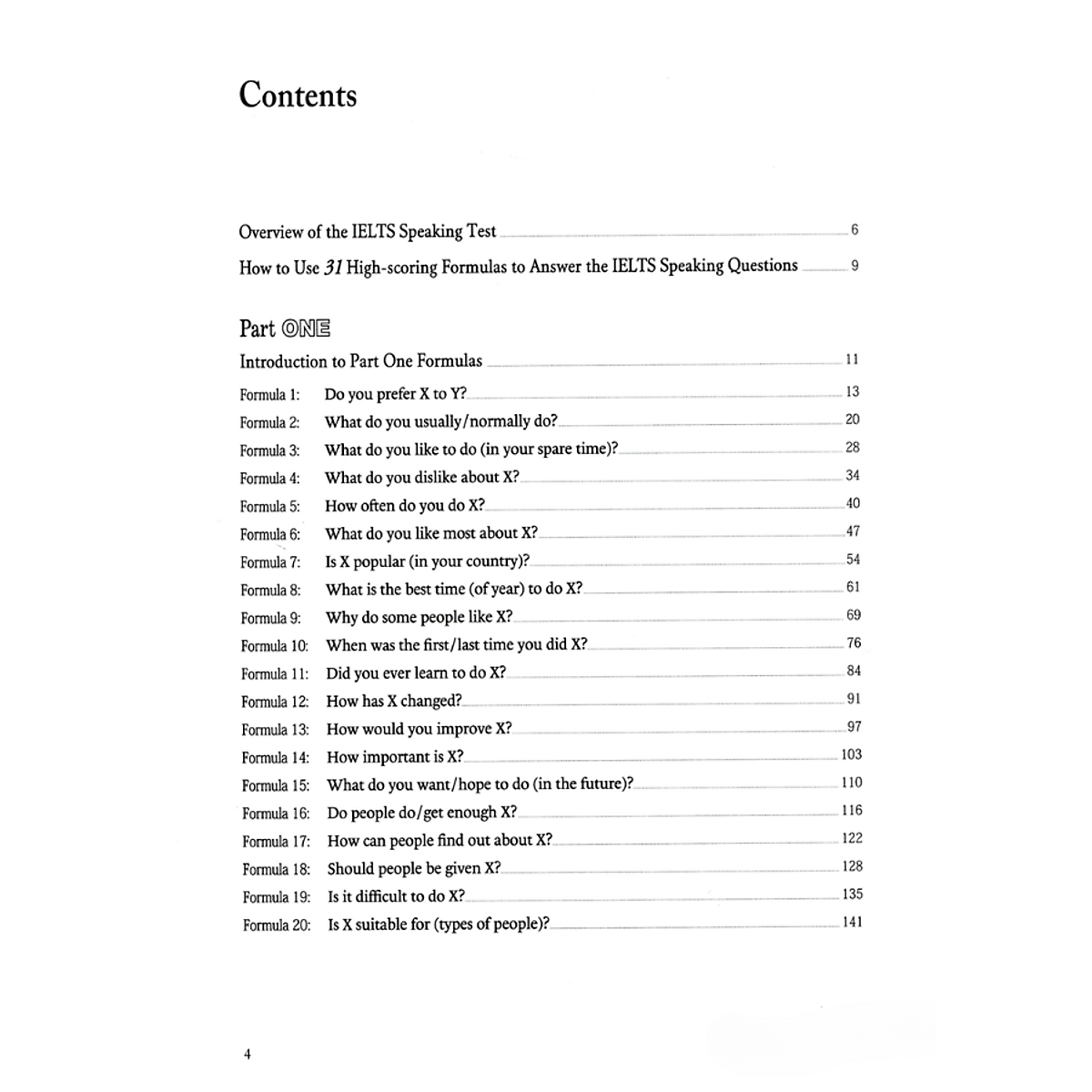 31 High-scoring Formulas To Answer The IELTS Speaking Questions