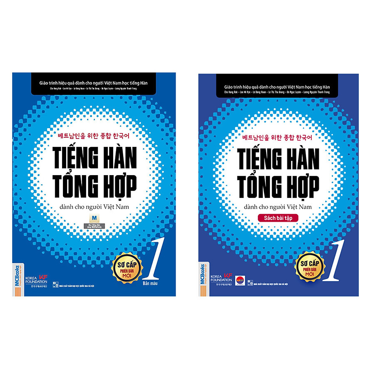 Sách trọn bộ tiếng hàn tổng hợp sơ cấp 1 phiên bản mới tặng sổ tay tiếng hàn.